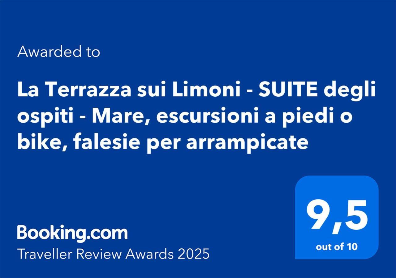 La Terrazza Sui Limoni - Suite Degli Ospiti - Mare, Escursioni A Piedi O Bike, Falesie Per Arrampicate Cisano sul Neva エクステリア 写真